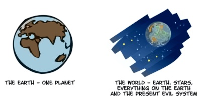 World vs. Earth