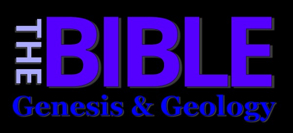 The Bible, Genesis & Geology black logo