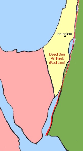 Dead Sea rift zone